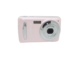 Cámara digital de 16 MP, cámara CCD pequeña y compacta con pantalla LCD, estilo retro, adecuada para adolescentes y adultos (rosa) BISBISOUS