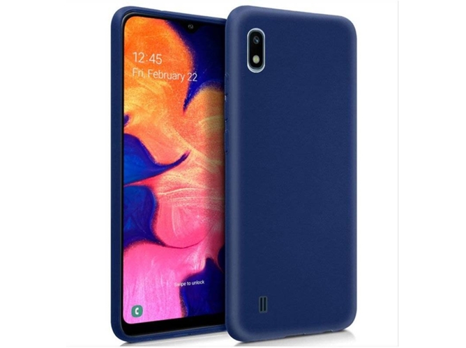 Carcasa Samsung Galaxy A10 COOL Silicona Azul