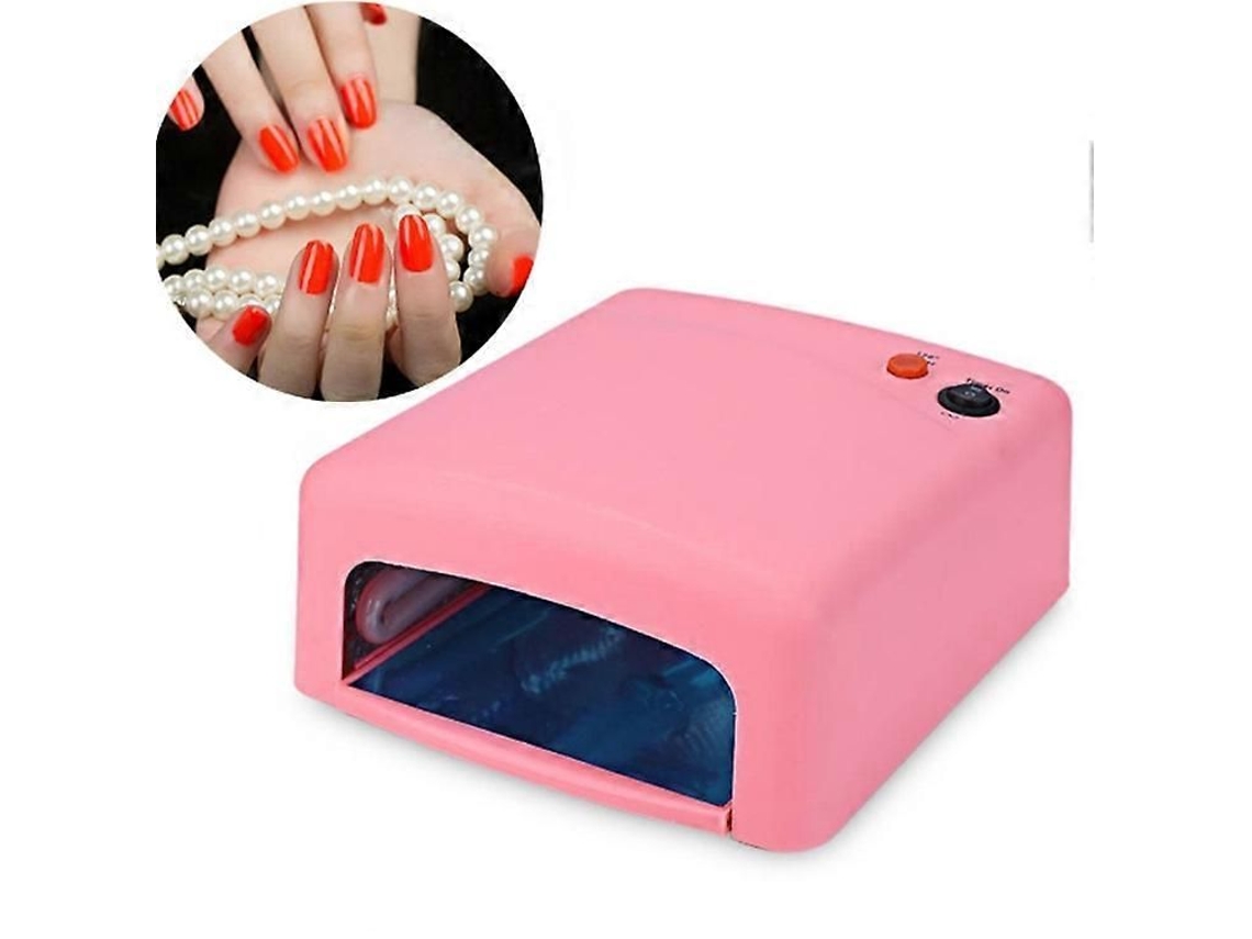 Lâmpada de Fototerapia para Unhas 36w Uv para Cura de Esmalte, Tipo de Plugue: Plugue Europeu GOKOCO (branco)