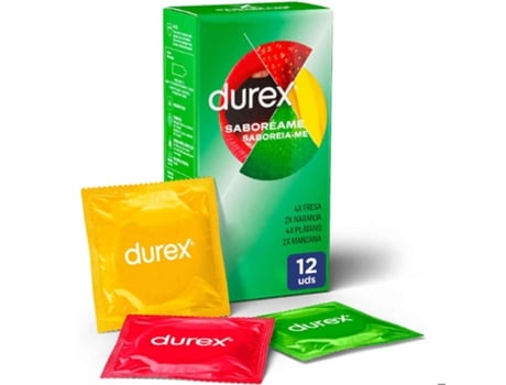 Preservativos DUREX CONDOMS Saboréame (12 Unidades)