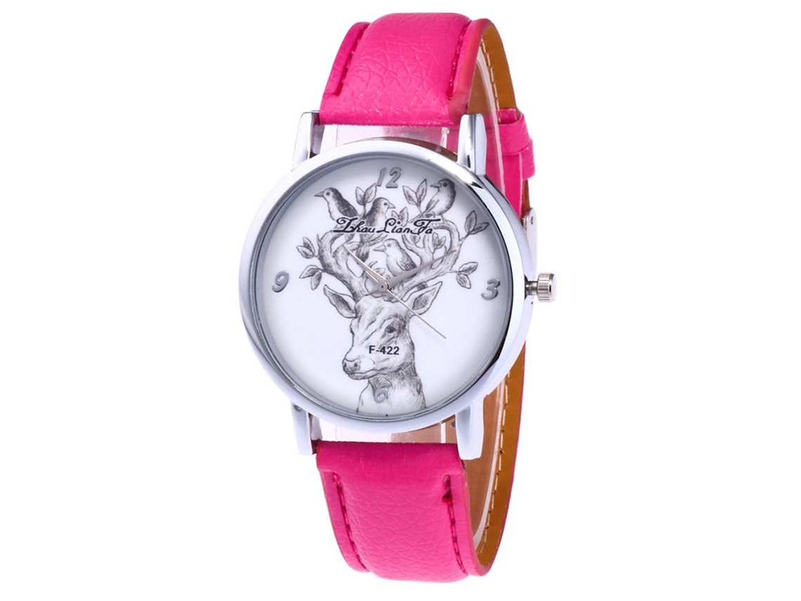 Reloj De Pulsera Alliage Alloy Con Esfera Redonda Y Calendario, Movimiento Analógico De Cuarzo.