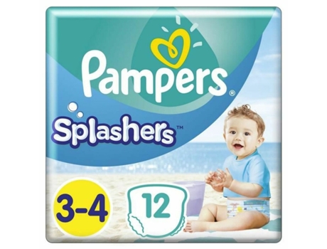 Fraldas descartáveis PAMPERS Splashers 3-4