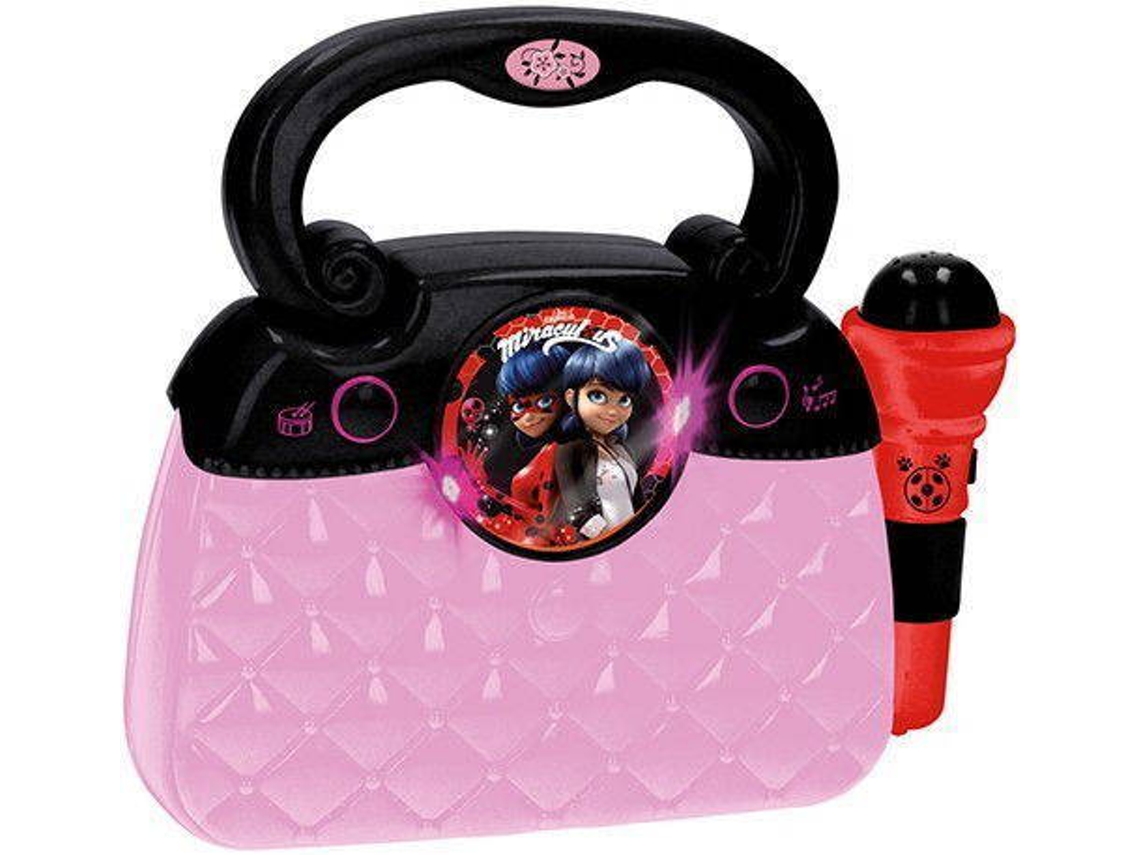 Micrófono REIG Ladybug Bolso con Luces y Ritmos