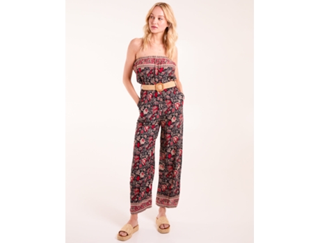 Mono de Mujer BLUE VANILLA Belted Bandeau Viscosa Rojo (14)
