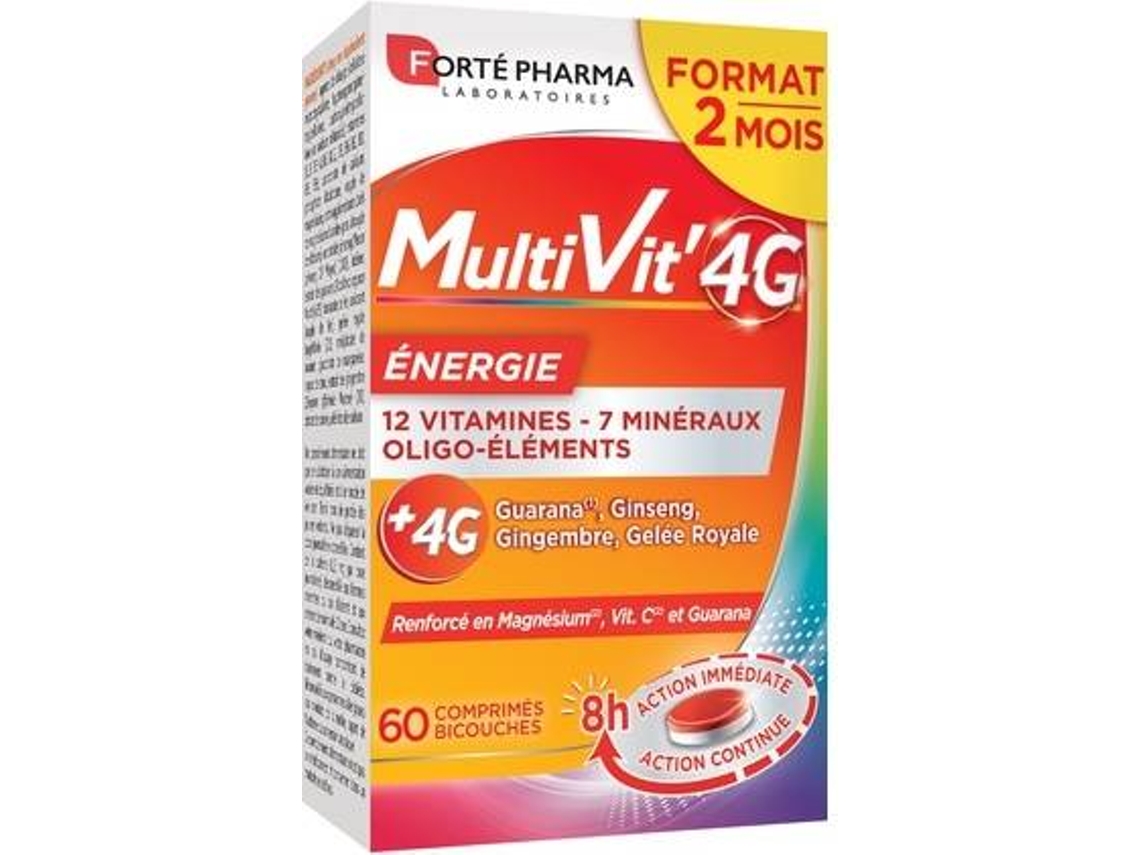 Complemento Alimentar FORTÉ PHARMA Energia Multivit (60 comprimidos)