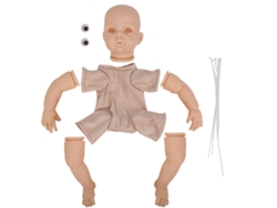 Rebe-kit De Boneca Reborn Diy Peças De Vinil 22 Polegadas, Acessórios De Boneca Bebê Sem Pintura