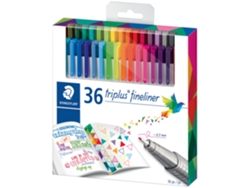 STAEDTLER Fineliner Triplus Caja con 36