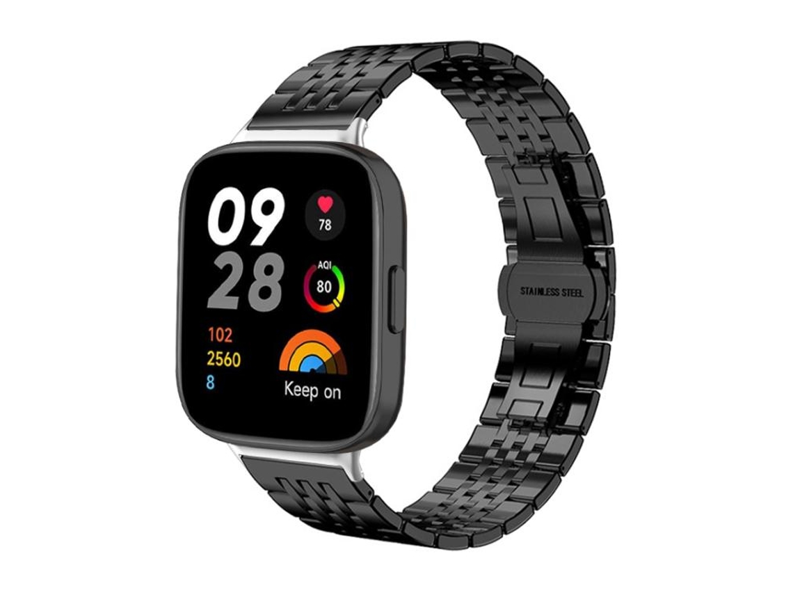 Pulsera para Redmi Watch 3 - Acero inoxidable - Siete biseles (20 mm)