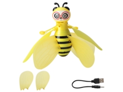 2026-juguete De Avión Con Inducción Por Mano Inteligente Sensor Infrarrojo, Carga Usb, Forma De Abeja Con Luz