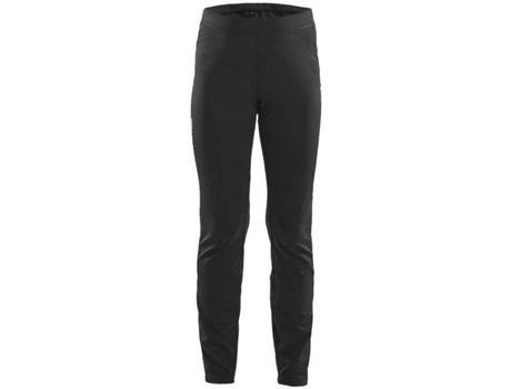 Pantalones Ajustados para Hombre CRAFT Malla Rush Negro para Fútbol (158 - 164 cm)