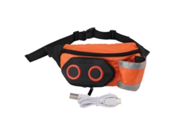 Altavoz Bluetooth Con Riñonera, Resistente A La Lluvia, Batería De 10 Horas, Color Naranja.