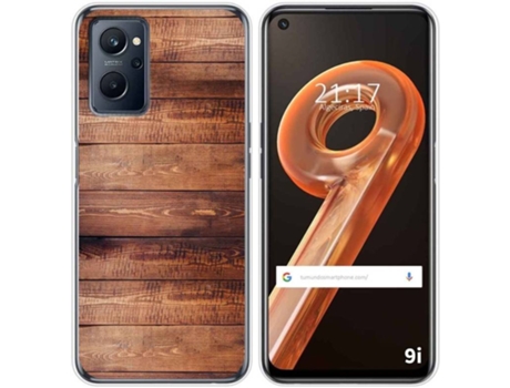 Carcasa Realme 9i TUMUNDOSMARTPHONE Dibujos Madera 02 Multicolor