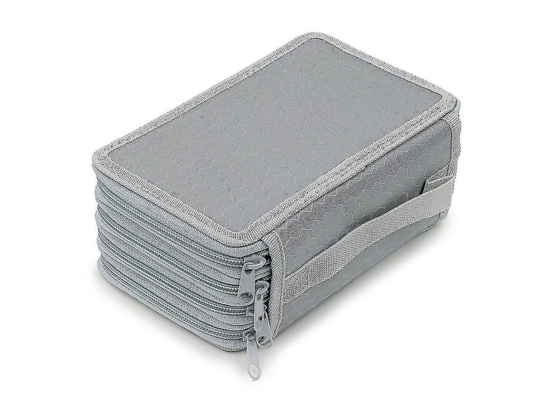 2026-estuche De Lápices Con Cremallera De 4 Capas Y 72 Espacios, Tela Oxford Con Correa Manejo