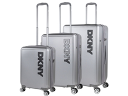 Maleta DKNY 3103 Simply Put plateada (50 x 77 x 31 cm, 100 l)