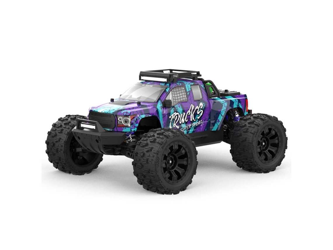 Purple Threeeu/eua Direct Jiusi Pt14r Rtr 1/14 2.4g 4wd 80km/h Brushless 3s Todoterreno Chasis Metálico Diferencial CVD Amortiguadores de Aceite MDUG