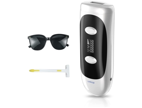 Depilación Dispositivo de depilación IPL impecable para bikini piernas axilas depiladora facial 999,999 flashes blanco AUJEZON
