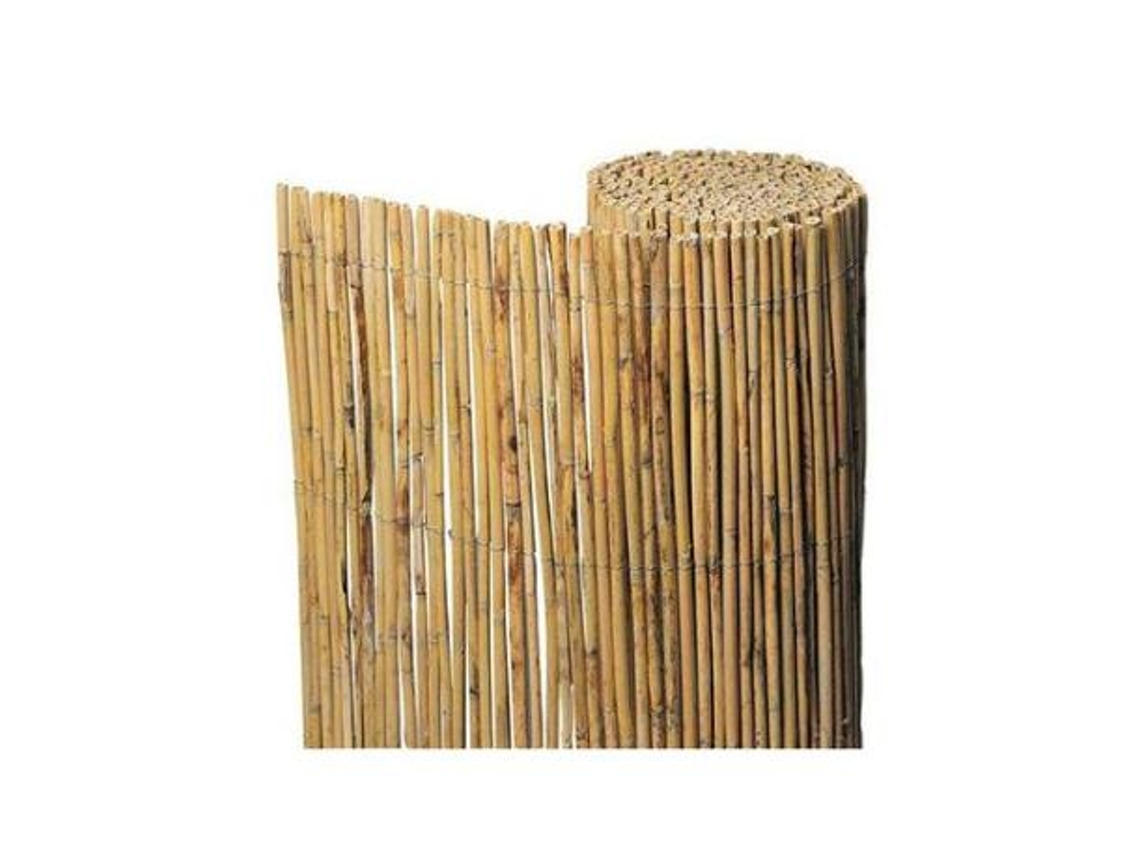 Cañizo natural 150 cm media caña  rollo 5 m