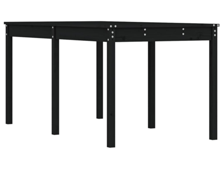 Mesa De Jardín VIDAXL Negro Madera (159.5x82.5x76 cm)