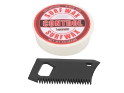 2026-cera Antideslizante Portátil Para Tabla De Surf Y Skateboard Con Peine De Cera Accesorio De Surf (cire À Eau Chaude)
