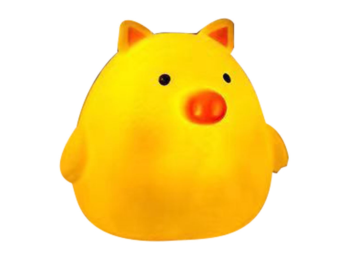 Bonita Luz Nocturna Con Forma De Animal Para Niños, De Plástico Blando, Funciona Con Pilas.
