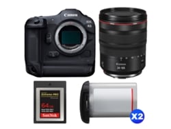 Canon Eos R3 + Rf 24-105mm F/4 L Is Usm + 1 Sandisk 64gb Extreme Pro Cfexpress Type B + 2 Canon Lp-e19 + Ebook “20 Consejos Para Fotos Que Impactan”