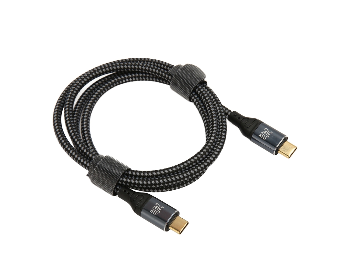 Cable USB-C a USB-C YHL, 240 W PD3.1, carga rápida, chip, 480 Mbps, extensión de 1 m.