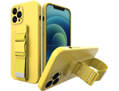 Funda Apple iPhone 13 Pro LANYARD Lisa (Amarillo)