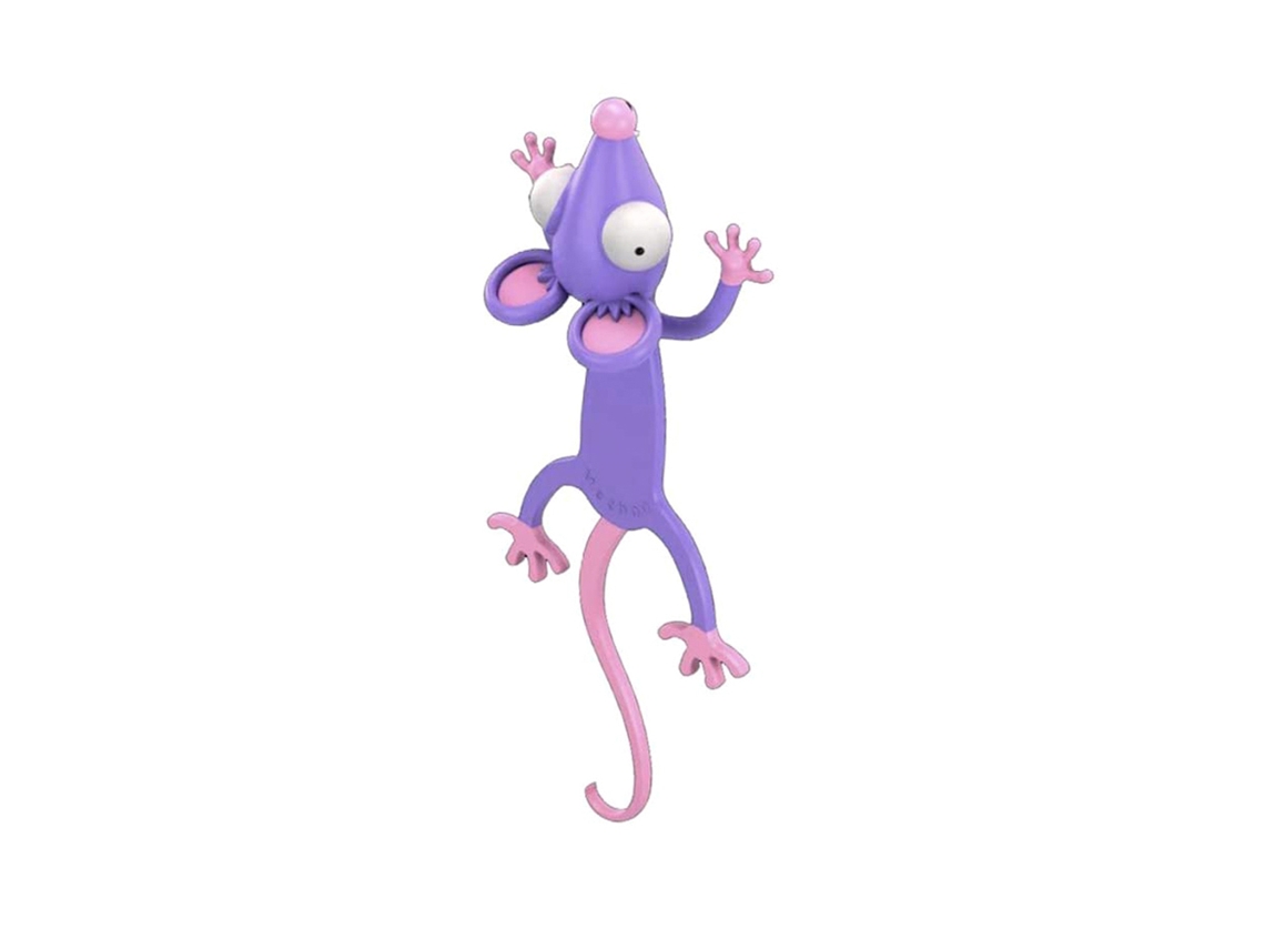 Lindo Marcapáginas De Animales De Dibujos Animados En 3d Con Cuerpo Plano, Regalo Para Niños, Niñas Y Ratones.