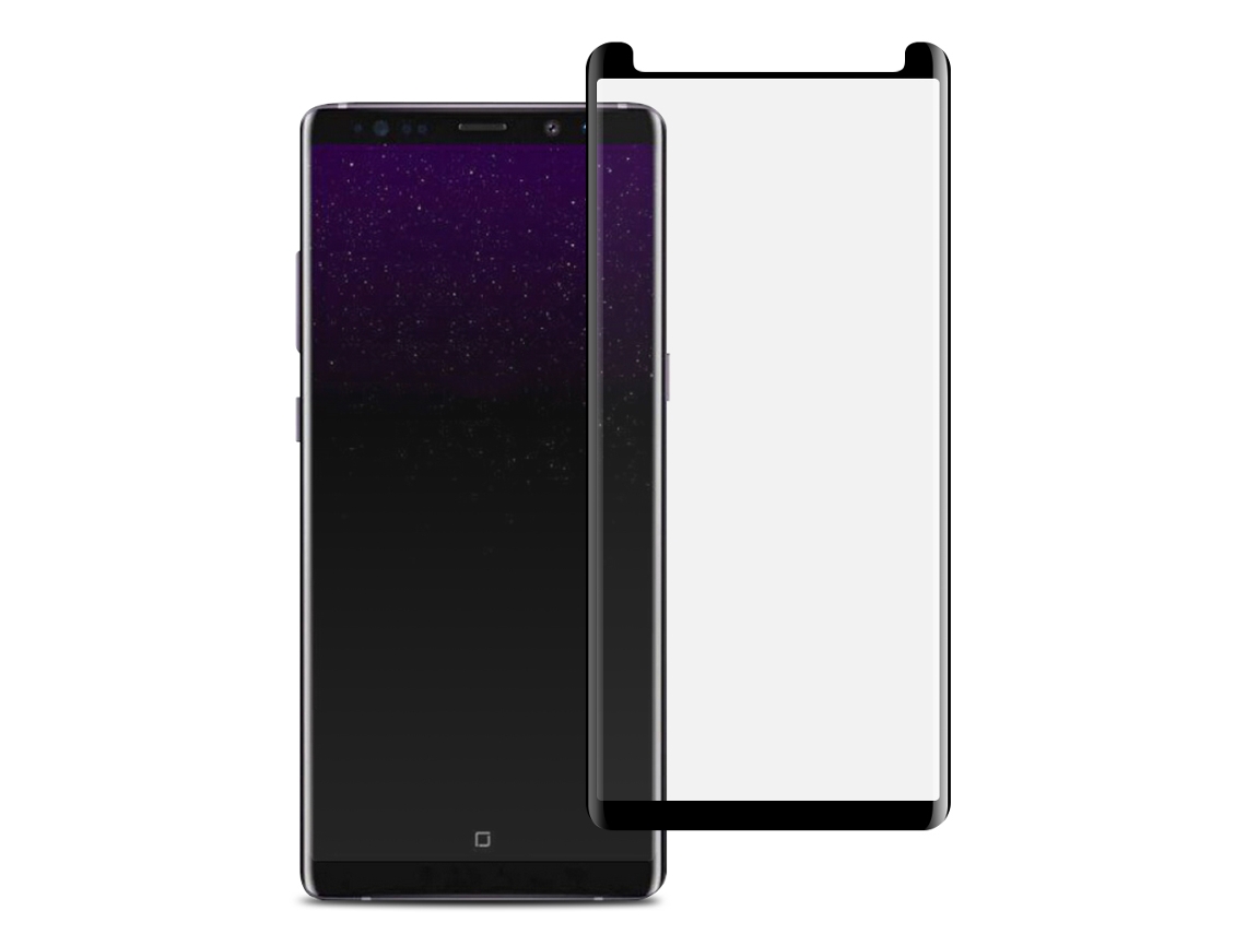 Protector De Pantalla De Vidrio Templado Para Samsung Galaxy Note8 (cobertura De Pantalla Completa Curva 3d, Hd Transparente, Ultra Delgado)