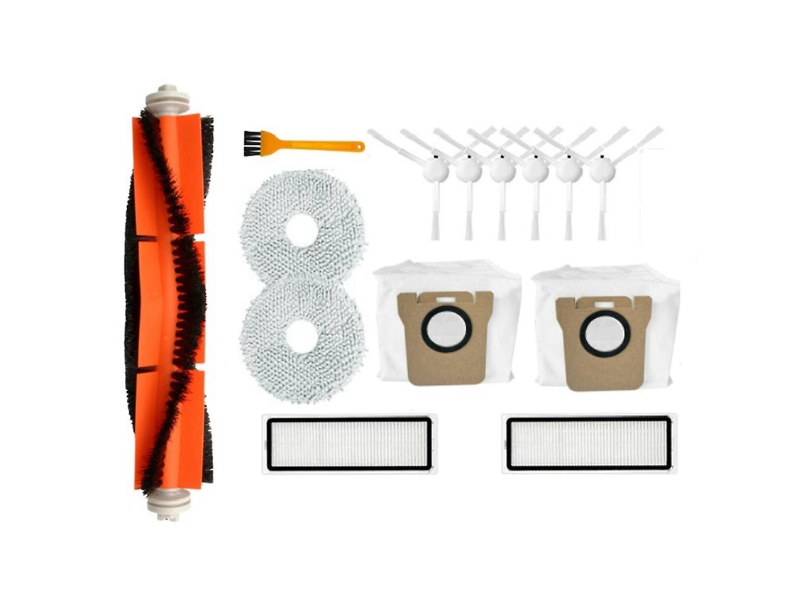 14 pçs para xiaomi mijia b101cn pano de filtro escova lateral principal saco de pó, c