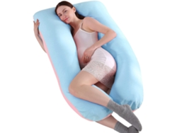 Almohada En Forma De U Para Embarazadas, De Algodón, Cómoda Para Dormir De Lado