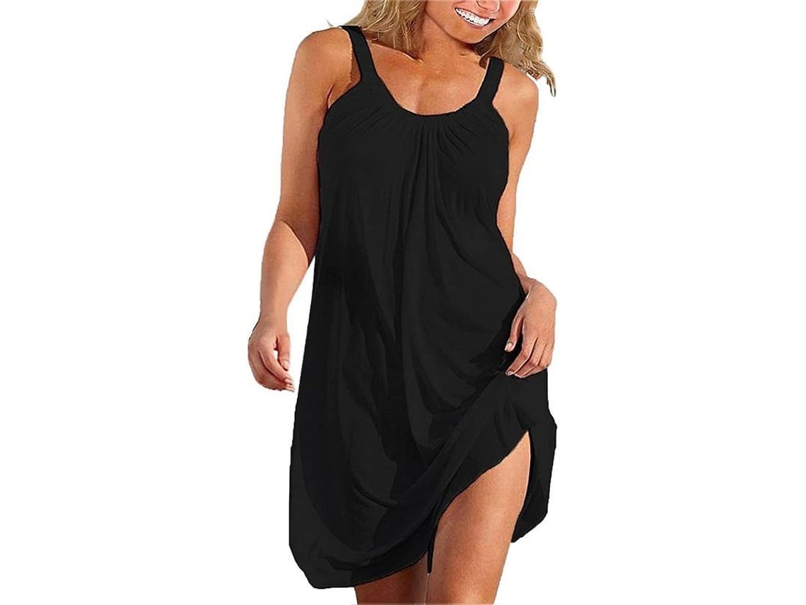 2026-vestido Halter Para Playa Verano Con Encaje Flotante Traje De Baño Cubierta Ropa De Noche
