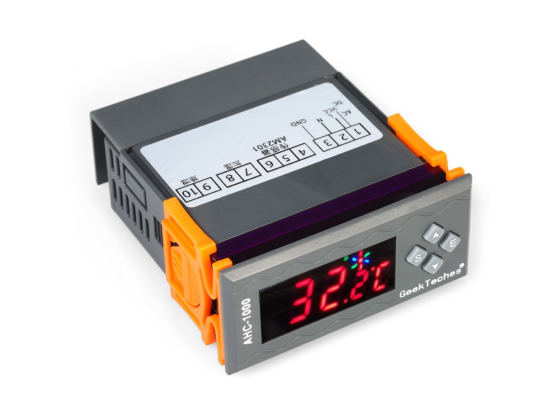 Controlador Digital De Humedad De 12 V Y 10 A Con Sensor Led, Medición De 1 % A 99,9 % Hr Para El Hogar Y El Jardín.