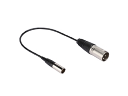 Cable De Audio Mini Xlr De 3 Pines Macho Para Interfaz De Micrófono De Cámara Canon, 30 Cm