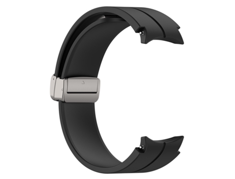 Correa de Reloj de Silicona con Hebilla Plegable Negra S Samsung Ga