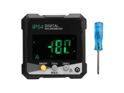 Inclinómetro Digital Lcd Con Base Magnética: Herramienta De Medición De Ángulos Para Carpintería Y Construcción.