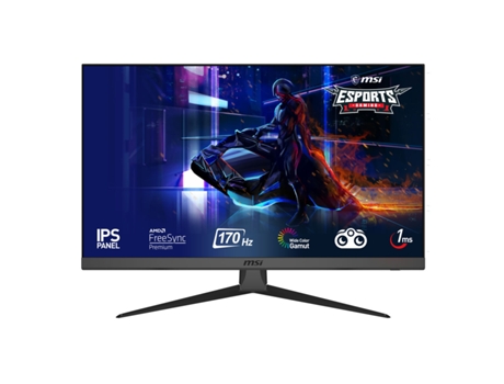Monitor MSI G2722 (Negro - Full HD - LED - IPS - Flicker free - 27)