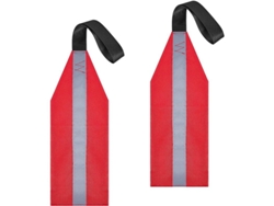 2026altiro-2 Banderas Rojas De Seguridad Para Kayak Y Canoa Con Correa De Extracción, Accesorios De Seguridad Para Camiones