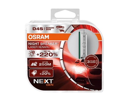 Lámparas D4S XENARC NIGHT BRK Next Gen OSRAM (2un)