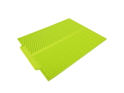 Estera de secado extra grande, almohadilla de silicona resistente al calor (verde) RNEMITERY