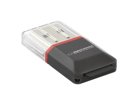 Lector de Tarjetas ESPERANZA EA134K USB para MicroSD Negro