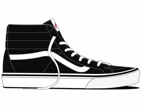 Zapatillas VANS Sk8-Hi 38 Dx - Hombre (36 - Negro)