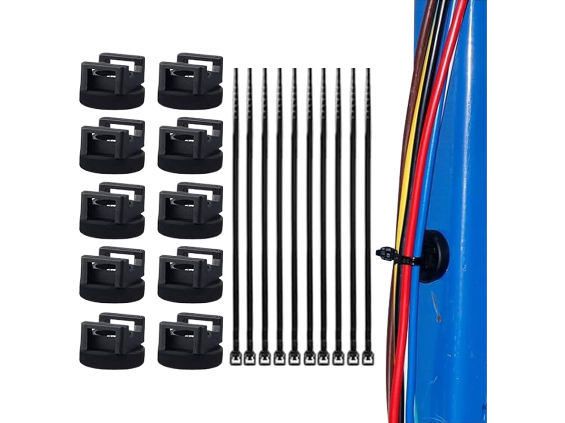 Organizador De Cables, Cables Telefónicos, Paquete De 10 Unidades, Para Mantener La Organización En Viajes Y En La Oficina.