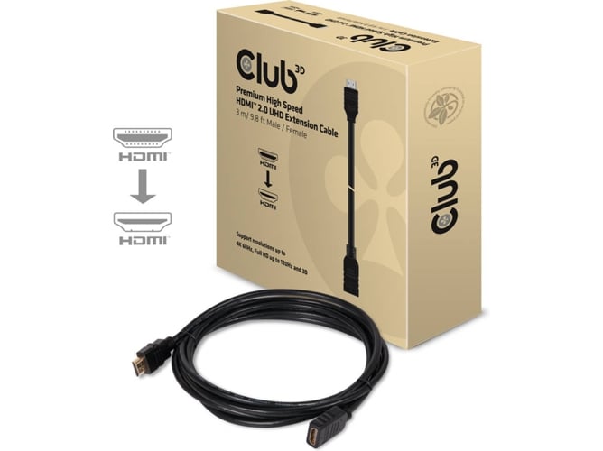 Cable HDMI CLUB3D (HDMI)