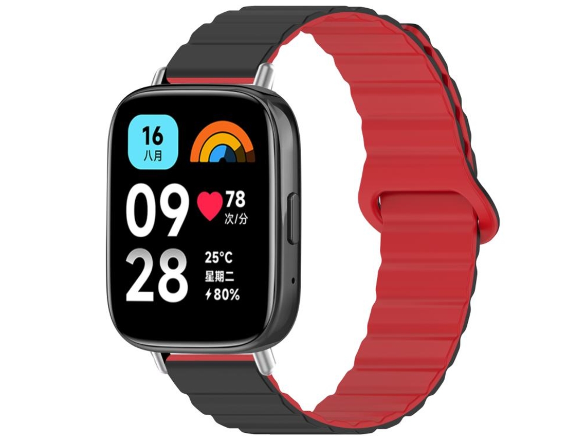 Correa magnética de silicona para Redmi Watch 3 Active / Lite - Brillante