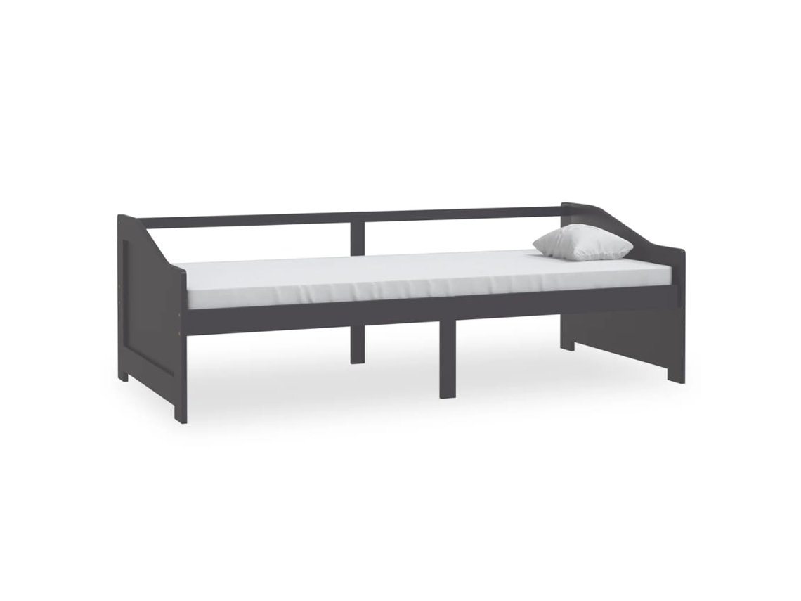 Maison Exclusive - Sofá Cama De 3 Plazas Sin Colchón Gris Oscuro 90x200 Cm