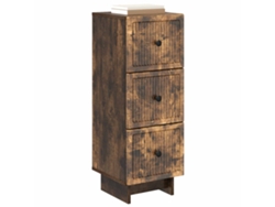 Maison Exclusive - Cajonera Roble Ahumado 33 X 34,5 X 90 Cm Madera De Ingeniería