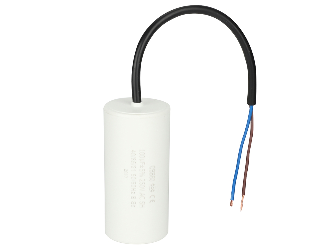 2026dz-condensador De Funcionamiento Cbb60 Con Cable De 100uf Ac 50/60hz Para Motor Compresor De Aire