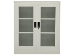 Maison Exclusive - Armario De Oficina De Acero Gris Claro 90x40x105 Cm