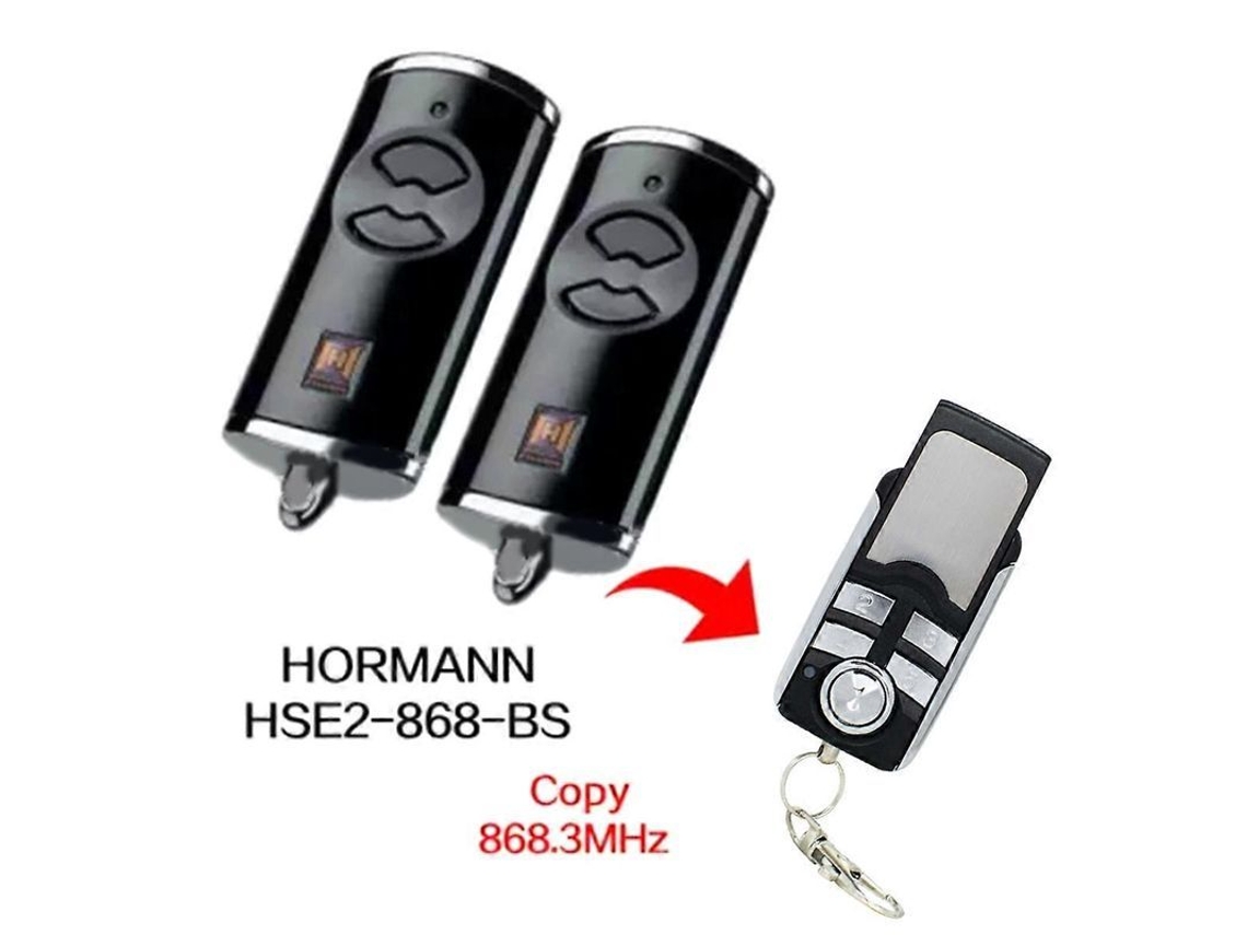 Control Remoto Para Puerta De Garaje, 2 Unidades, 868 Mhz, Hormann Bs Hse2-868-bs, 4 Botones, Compatible Con Hsp, Hsd Y Hss.